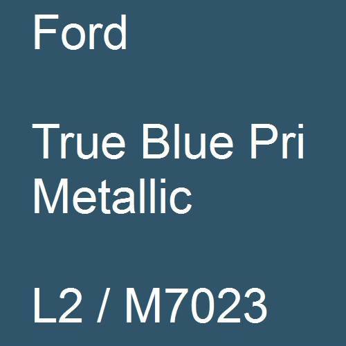 Ford, True Blue Pri Metallic, L2 / M7023.